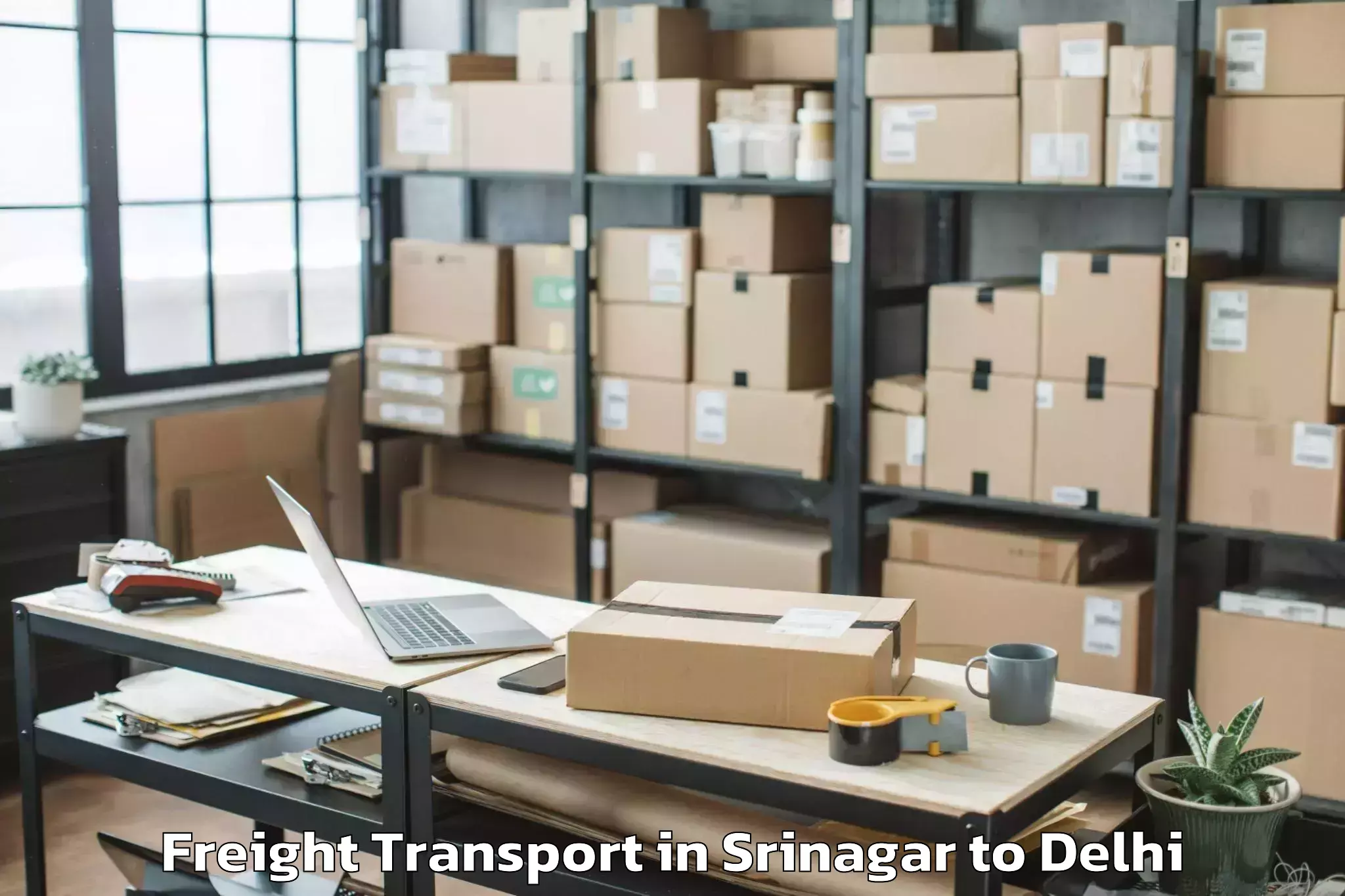 Srinagar to Delhi Technological University Freight Transport Booking